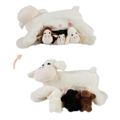 Mama owieczka z 3 młodymi owieczkami, Mamanimals