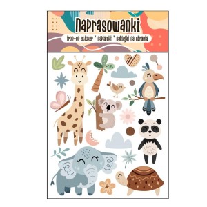 NAPRASOWANKI TERMO NAKLEJKI NA UBRANIA ZWIERZĄTKA