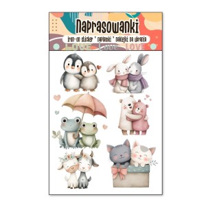 NAPRASOWANKI TERMO NAKLEJKI NA UBRANIA MIŁOŚĆ