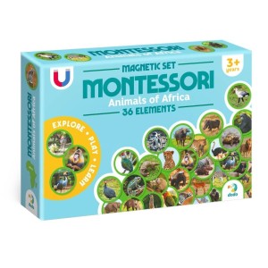 ZESTAW MAGNESÓW ZWIERZĘTA NA KONTYNENTACH: AFRYKA