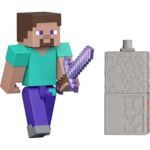 MINECRAFT REDSTONE CHARGED STEVE FI, MATTEL