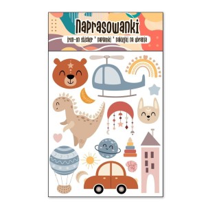 NAPRASOWANKI TERMO NAKLEJKI NA UBRANIA BOHO BABY