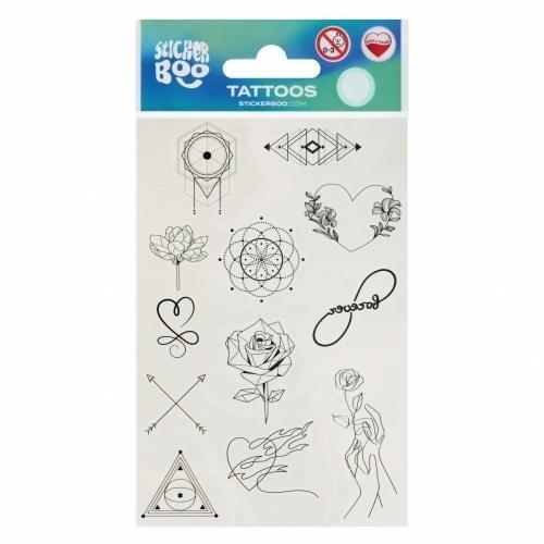 Tatuaż Linear, Sticker Boo
