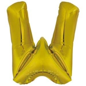 BALON FOLIOWY LITERA W ZŁOTA 79X86CM