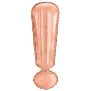 BALON FOLIOWY ZNAK ! RÓŻOWE ZŁOTO 28X86CM