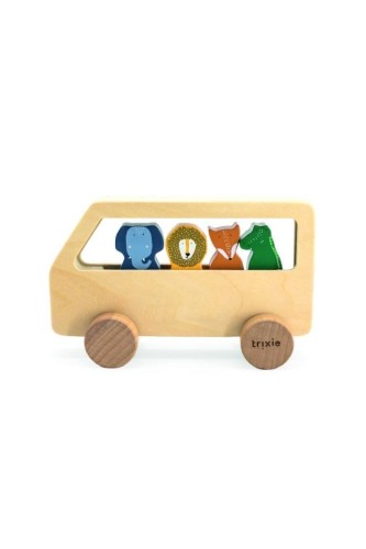 Drewniany autobus dla zwierząt, Trixie Baby