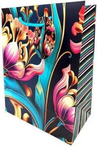 TOREBKA OZDOBNA MATOWA 18X23X10CM TULIPANY GB23125