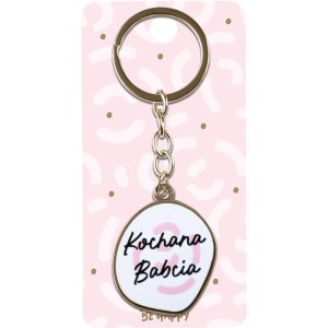 BRELOK NA DZIEŃ BABCI Z NAPISEM KOCHANA BABCIA