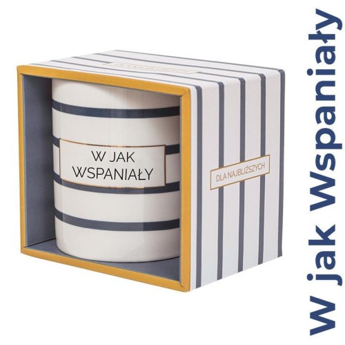 Kubek prezentowy W jak Wspaniały, Be-Happy Gifts