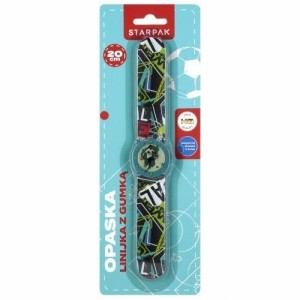 OPASKA NA RĘKĘ LINIJKA Z GUMKĄ BOY, STARPAK