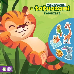 KOLOROWANKI Z TATUAŻAMI. ZWIERZĘTA, PRACA ZBIOROWA