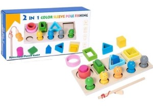 SORTER DREWNIANY 2W1 ŁOWIENIEM RYBEK, MERKPOL