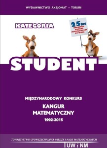 MATEMATYKA Z WESOŁYM KANGUREM. POZIOM STUDENT