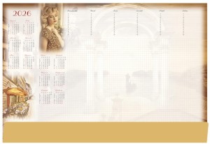 PLANER 2026 B3 Z LISTWĄ KOBIETA