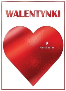 KARNET B6 WALENTYNKI SERCE I PINEZKA