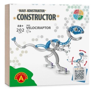 MAŁY KONSTRUKTOR - VELOCIRAPTOR ALEX, ALEXANDER