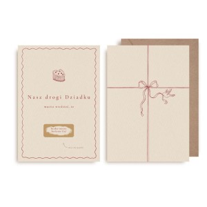 KARTKA ZDRAPKA - NASZ DROGI DZIADKU