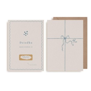 KARTKA ZDRAPKA - DZIADKU KOCHAM CIĘ