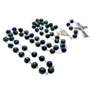 RÓŻANIEC KAMIEŃ NATURALNY AZURYT