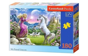PUZZLE 180 MY FRIEND UNICORN CASTOR, CASTORLAND