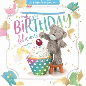 KARNET HOLOGRAFICZNY 3D - MIŚ Z WISIENKĄ