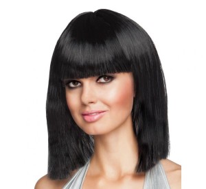 PERUKA BOB CZARNA
