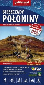 BIESZCZADY POŁONINY 1:25 000