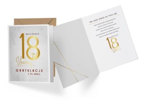 KARNET V-009 URODZINY 18