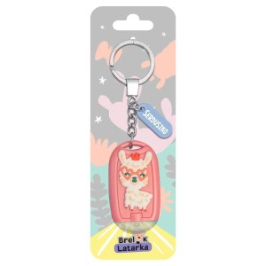 BRELOK 3D Z LATARKĄ - SERDUSZKO, BE-HAPPY GIFTS