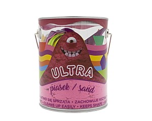 ULTRA PIASEK 900G RÓŻOWY + 4 FOREMKI MUFFINKI