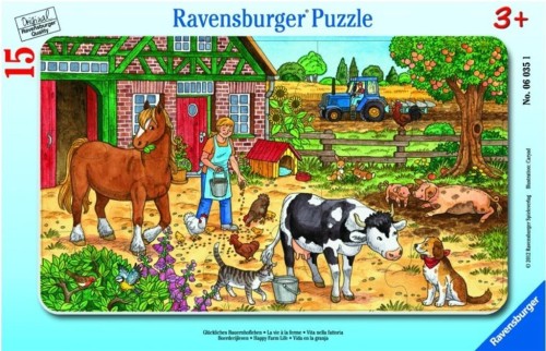 Puzzle 15 Życie na farmie, Ravensburger