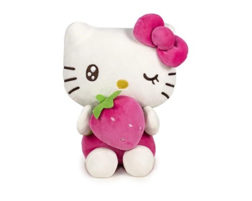 Hello Kitty Macedonia - plusz Truskawka 32cm, EPEE