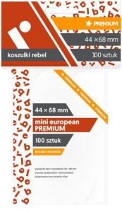 KOSZULKI MINI EUROPEAN PREMIUM 45X68 (100SZT)REBEL