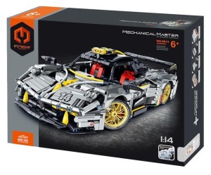 KLOCKI MODEL 1:14 AUTO SREBRNE 1237EL, IMMASTER