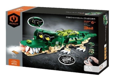 Klocki R/C Robokrokodyl 3w1 513el, Immaster