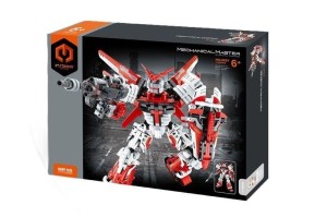 KLOCKI MECHA WOJOWNIK CZERWONY 1100EL, IMMASTER