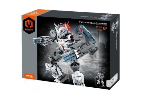 Klocki Mecha Wojownik srebny 965el, Immaster