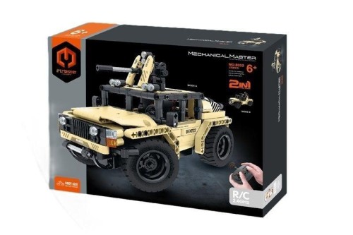 Klocki R/C Uzbrojony Jeep 2w1 370el, Immaster
