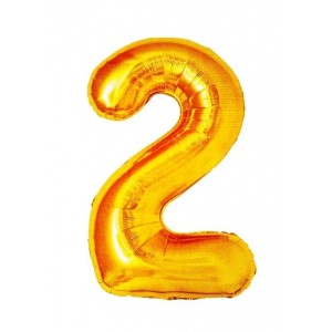 BALON FOLIOWY ZŁOTY 2