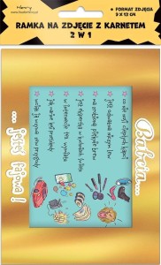 KARNET RAMKA BABCIA FAJNA
