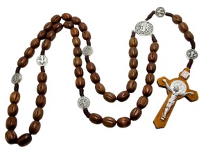 RÓŻANIEC ŚW. BENEDYKT BRĄZ