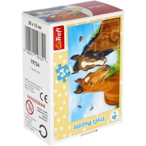 Puzzle 54 mini Urocze zwierzątka 3 TREFL, Trefl