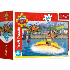PUZZLE 54 MINI STRAŻAK SAM W GOTOWOŚCI 4 TREFL