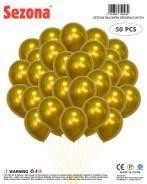 BALONY ZŁOTE 50SZT