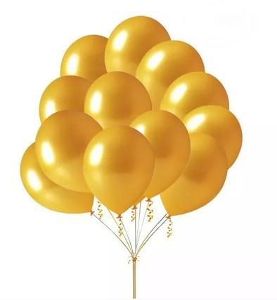 Balon złoty metalik 80szt