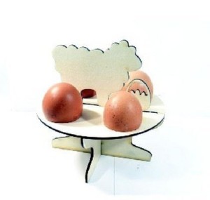 PODSTAWKA POD 4 JAJKA DO OZDABIANIA BARANEK