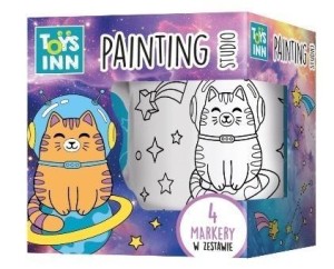 KUBEK DO KOLOROWANIA KOT W KOSMOSIE STNUX, STNUX