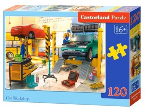 PUZZLE 120 CAR WORKSHOP CASTOR, CASTORLAND