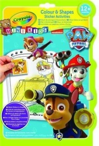 KOLOROWANKA KSZTAŁTY I KOLORY PSI PATROL CRAYOLA