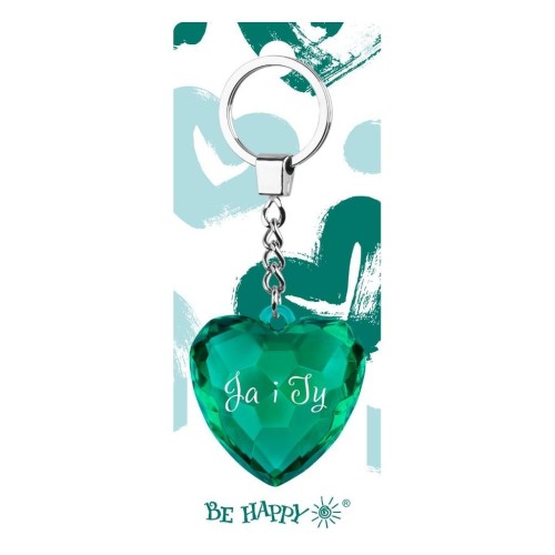 Brelok serce Ja i Ty, Be-Happy Gifts